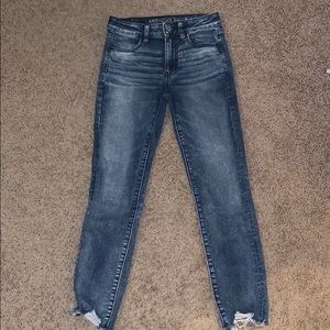 American Eagle Cropped (High Rise) Jeggings